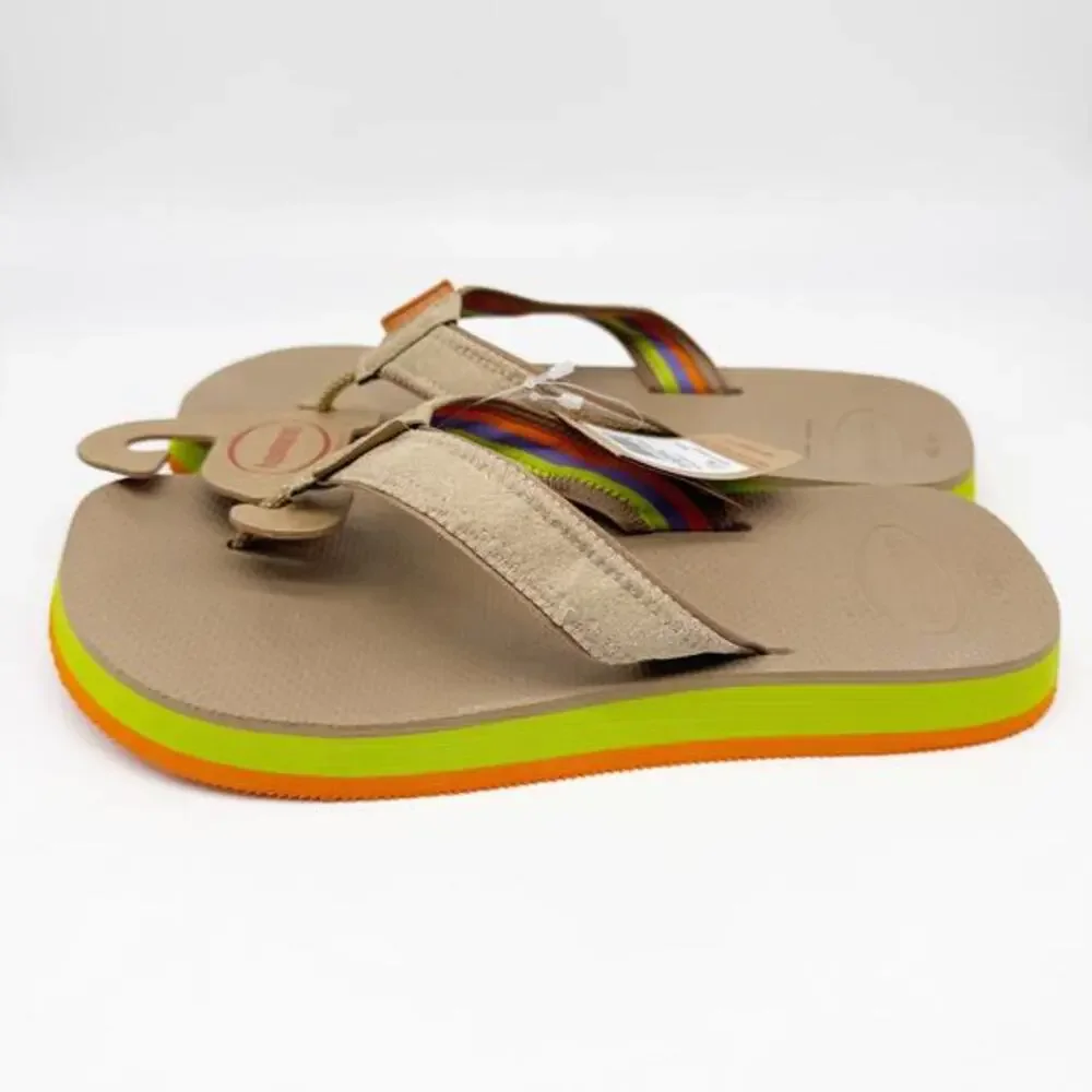 Havaianas Men's Urban Fusion II‎ Sandal Rose Gold Size US 11/12 EU 43/44